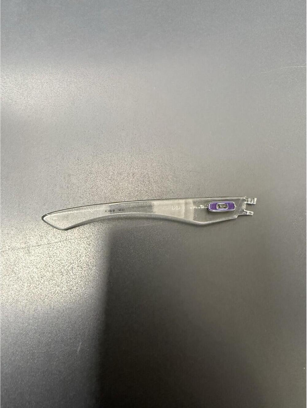 Oakley Jupiter Polished Clear OEM Right Arm Replacement 03-247
